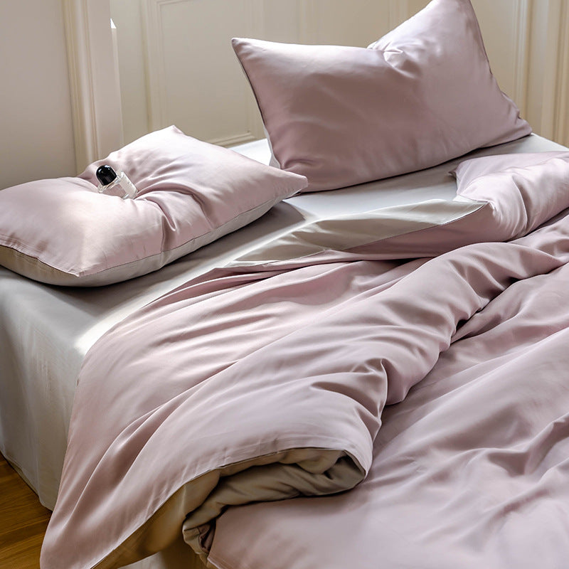 Parure de lit en lyocell avec drap-housse – vue chambre