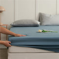 Drap-housse en lyocell bleu – toucher frais et linge de lit respirant Botanwear