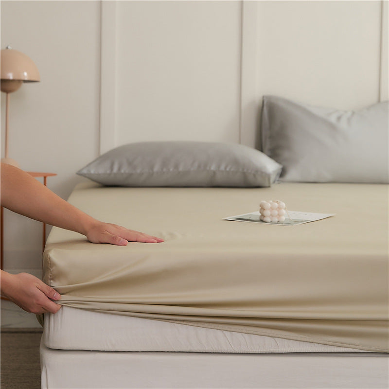 Drap-housse en lyocell kaki – linge de lit respirant Botanwear