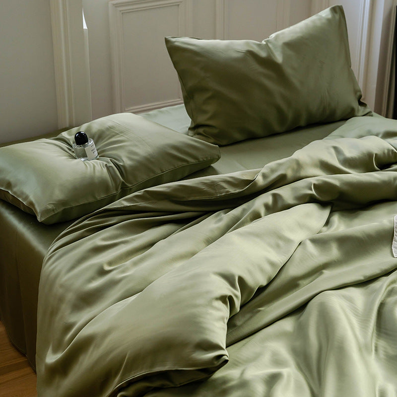 Parure de lit lyocell – ambiance chambre contemporaine
